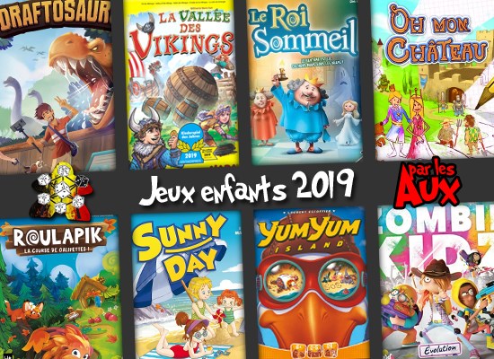 Sélection jeux enfants de fin d’année 2019 par les Aux