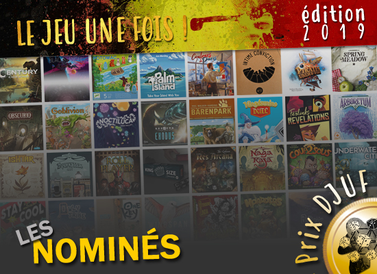 Le Jeu Une Fois 2019 – Les nominations