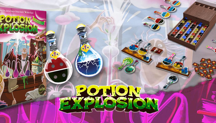 Potion Explosion, un jeu de réaction en chaîne