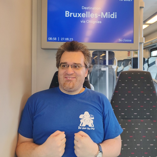 Jon a hâte d'arriver nu Brussels Game Festival