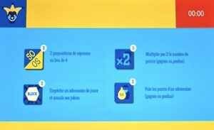 Les jokers de la Quiz Room Namur : 50/50, x2, Block et Vol.