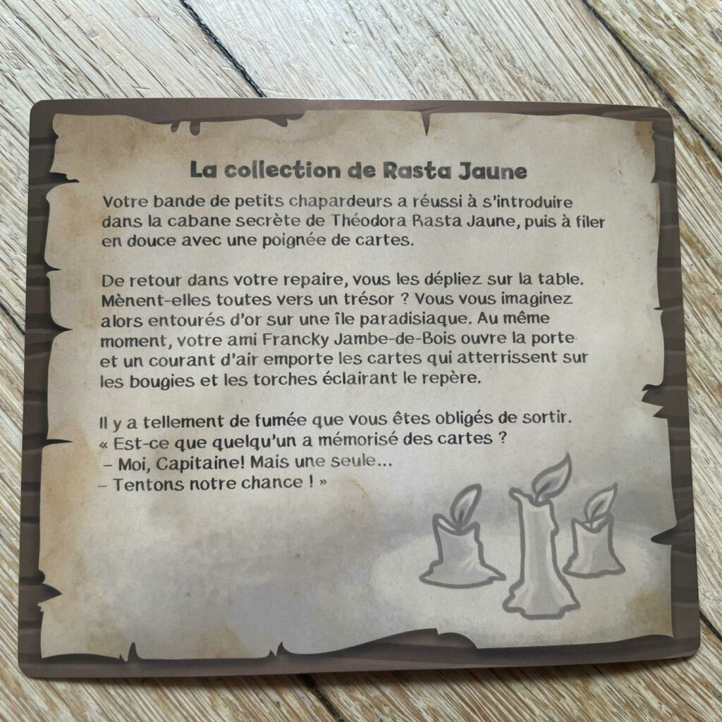 Île en vue, Moussaillons ! histoire
