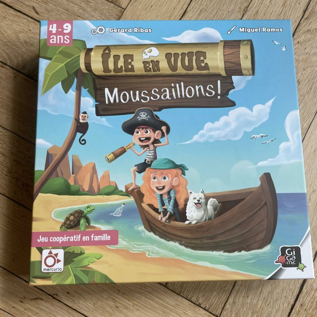 Île en vue, Moussaillons ! Boite