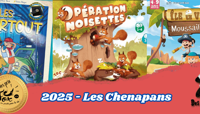 Prix Fox 2025 catégorie Chenapans : Détective, Pirate ou Ecureuil
