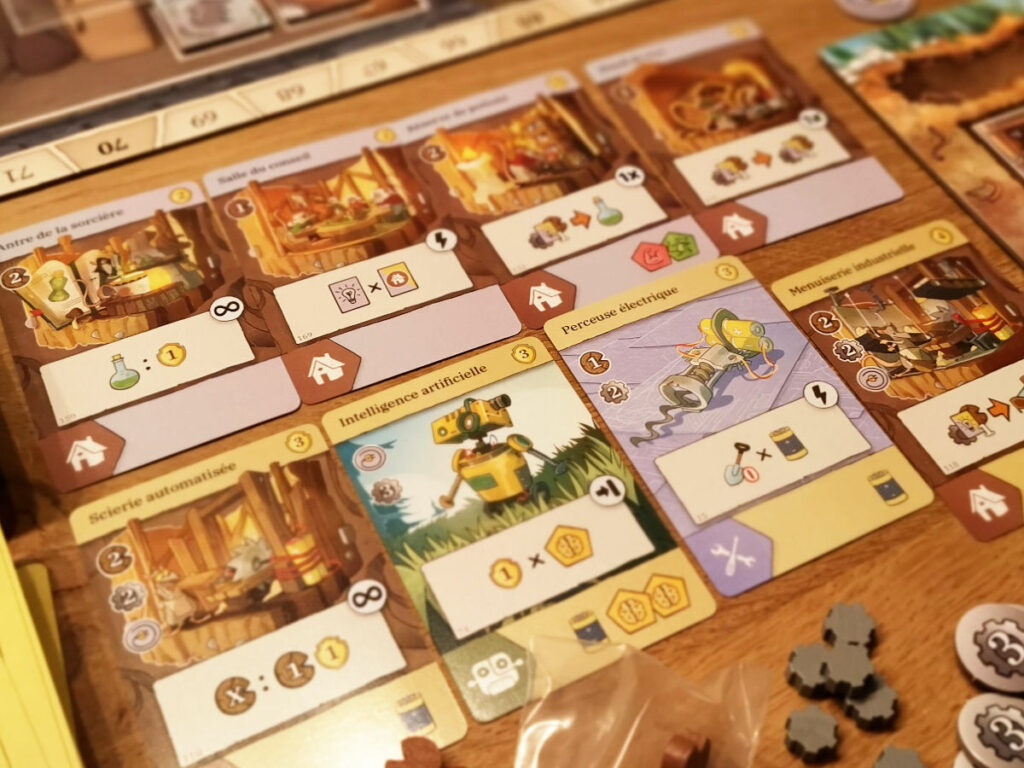 La rivière des cartes Inventions