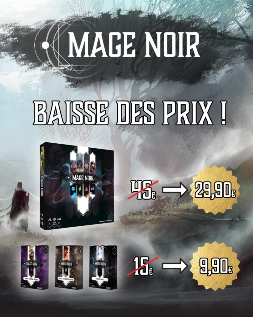 baisse des prix de mage noir