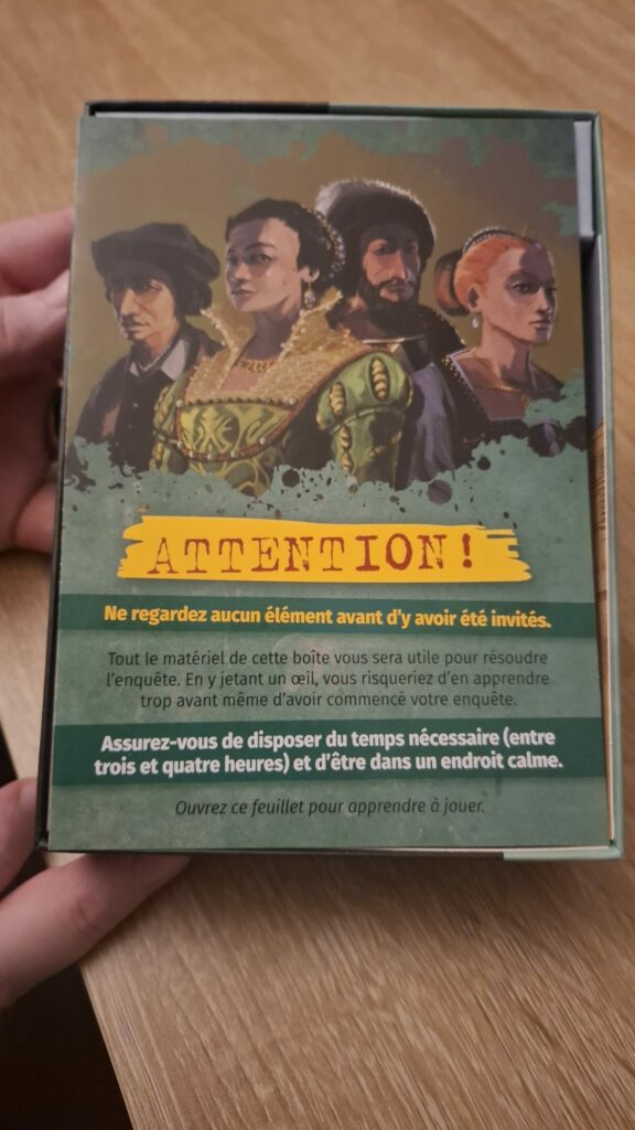 boite ouverte de Guiulty Fontainebleau