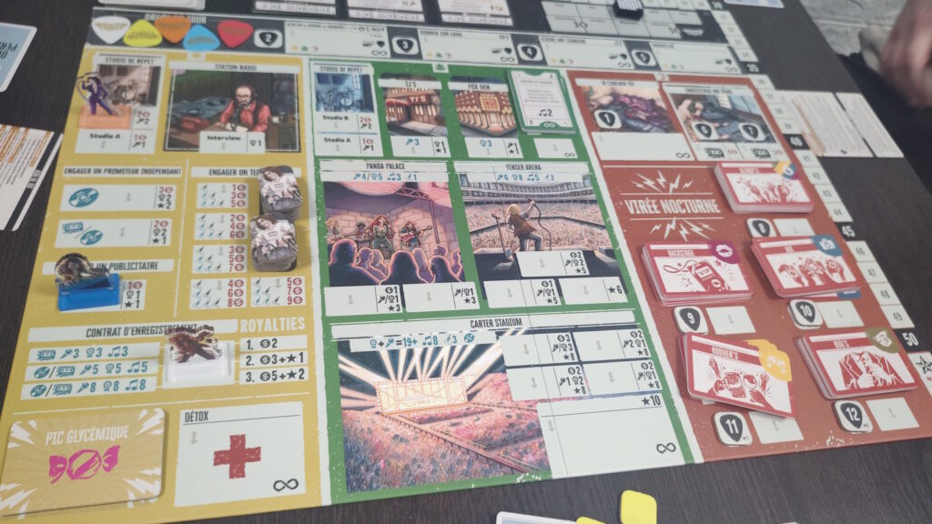 Plateau principale de Rock Hard 1977