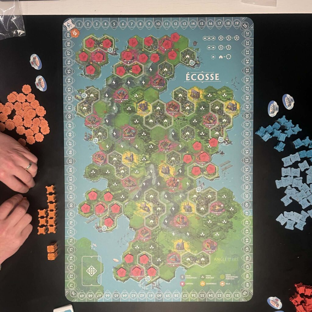 Rebirth placement des tuiles pour 2 joueurs