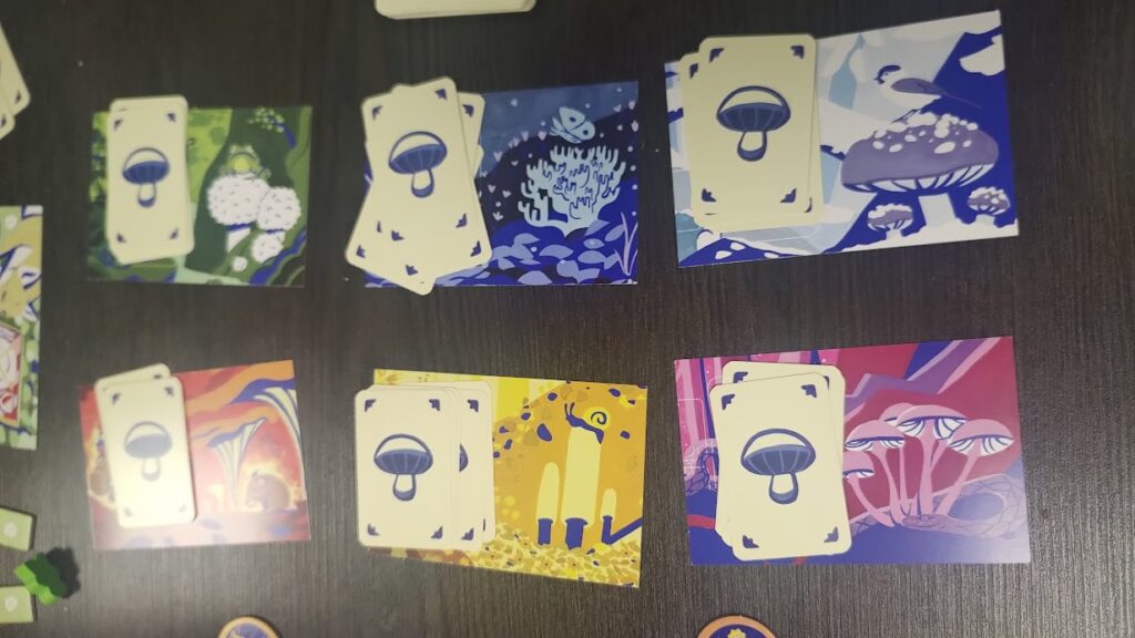 Amanite : Cartes sur lesquelles on met les effets des champignons