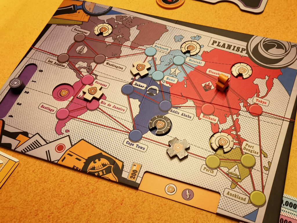 La carte principale de Red Notice