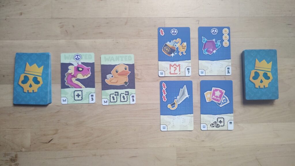 King Pirate, marché de cartes