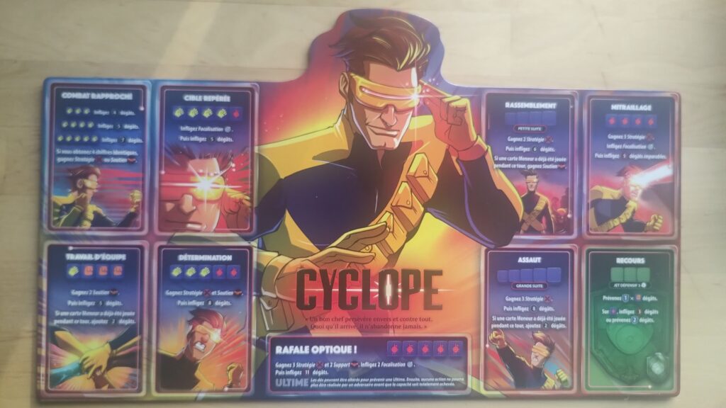 Plateau de Dice Throne Marvel Xmen de Cyclope