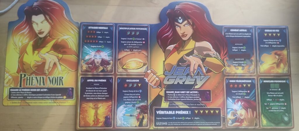Plateau de Dice Throne Marvel Xmen de Jean Grey / Phénix