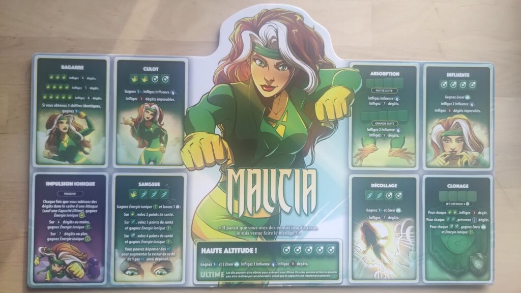 Plateau de Dice Throne Marvel Xmen de Malicia