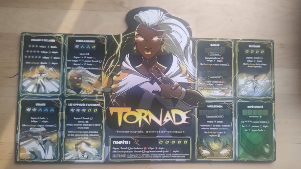 Plateau de Dice Throne Marvel Xmen de Tornade