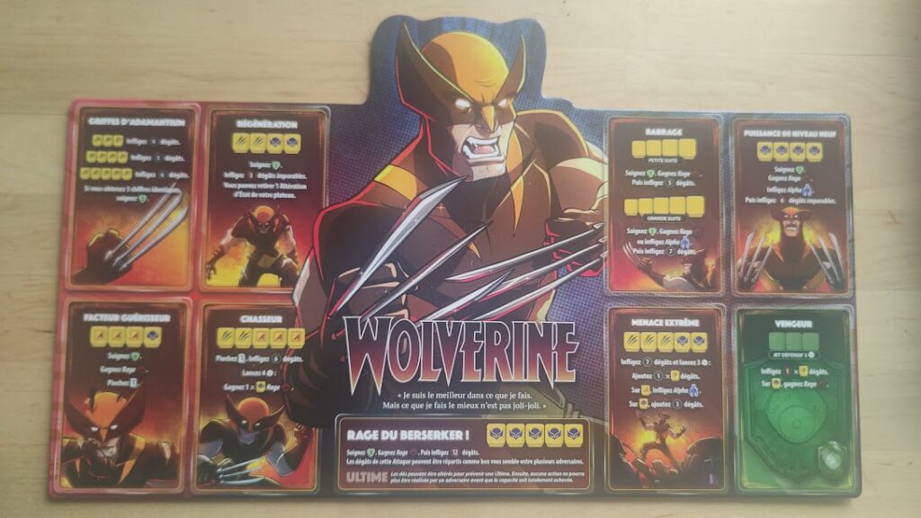 Plateau de Dice Throne Marvel Xmen de Wolverine