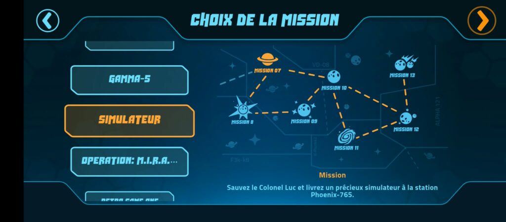 Screenshot de l'application de Spark Riders 3000