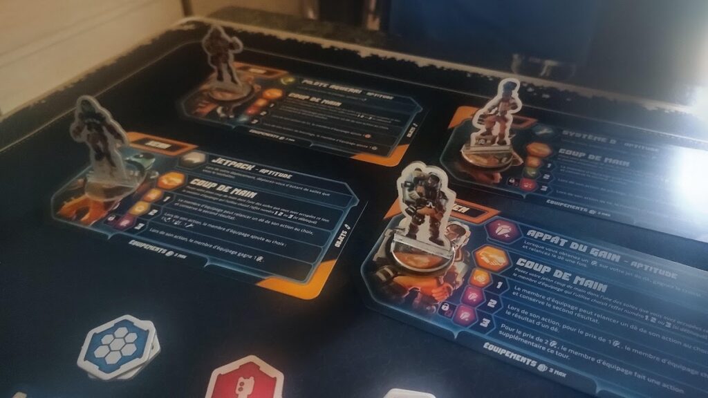 Les pions joueurs de Spark Riders 3000